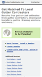 Mobile Screenshot of guttercostestimates.com